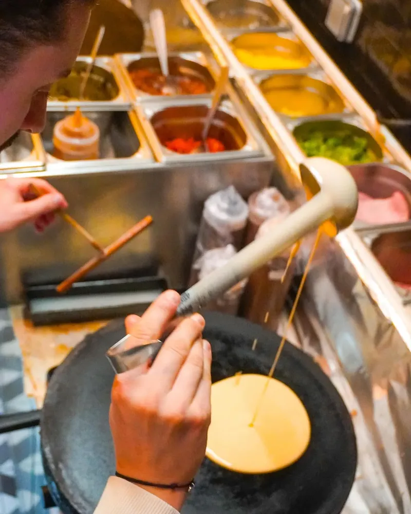 Préparation de galette